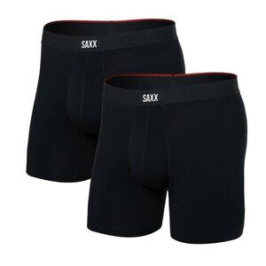 Saxx Mens Underwear - Vibe Xtra Soft Comfort (2 Pack) Soft Comfort Boxer Brief